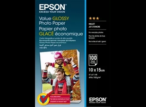 Epson Value Glossy Fotopapier 183 g/m2 - 10x15cm - 100 vellen