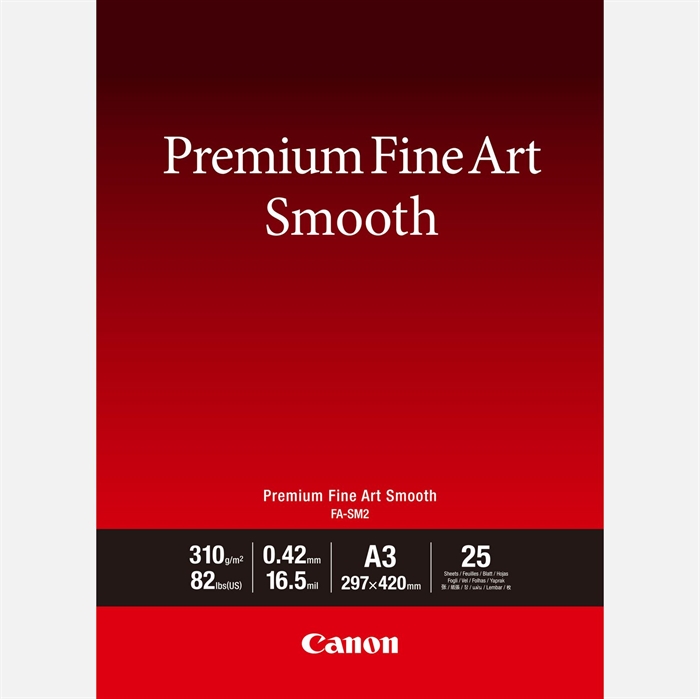 Canon FA-SM2 FineArt Premium Smooth - A3, 25 vellen