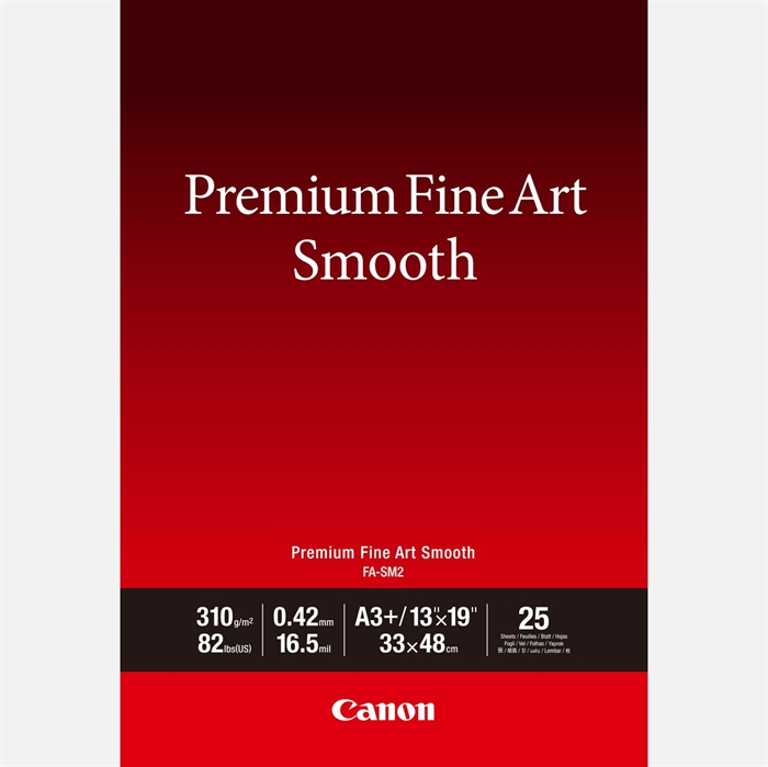 Canon FA-SM2 FineArt Premium Smooth - A3+, 25 vellen
