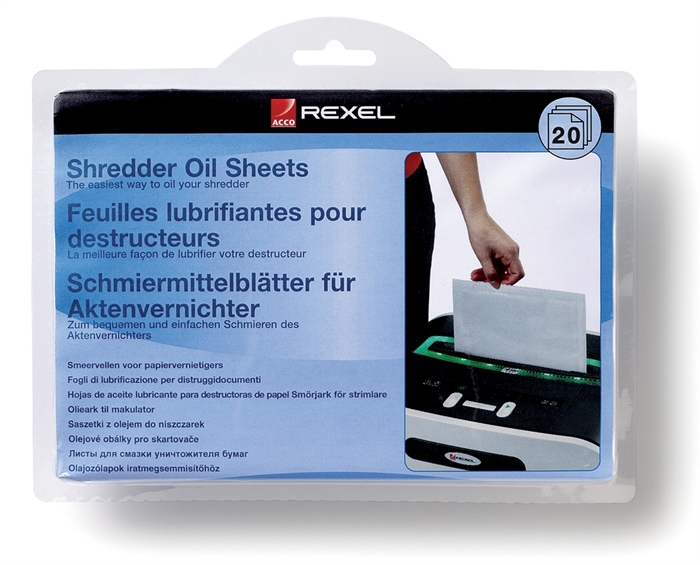 Rexel Shredder olieblad (20)