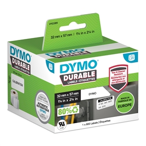 Dymo LabelWriter Duurzaam medium multifunctioneel label 57 mm x 32 mm stk.