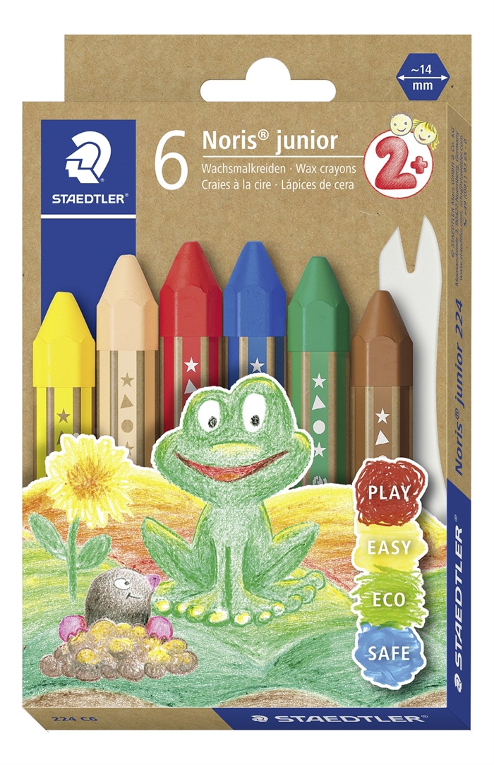 Staedtler Waskrijt Noris Junior set (6)