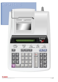 Canon MP1411-LTS bureauprinter rekenmachine.