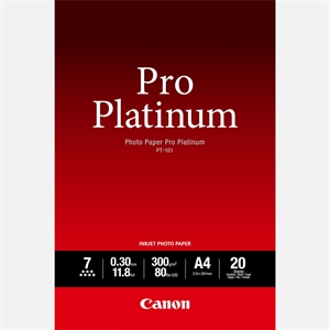 Canon Fotopapier Pro Platinum 300g/m² - A4, 20 vellen