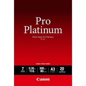 Canon Fotopapier Pro Platinum 300g/m² - A3, 20 vellen