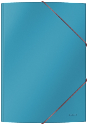 Leitz 3-klap elastomap Cosy karton A4 blauw