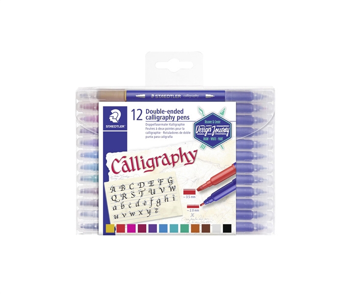 Staedtler Kalligrafiepen Duo 2,0+3,5 set (12)