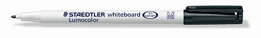 Staedtler WB Marker Lumocolor rond 1mm zwart