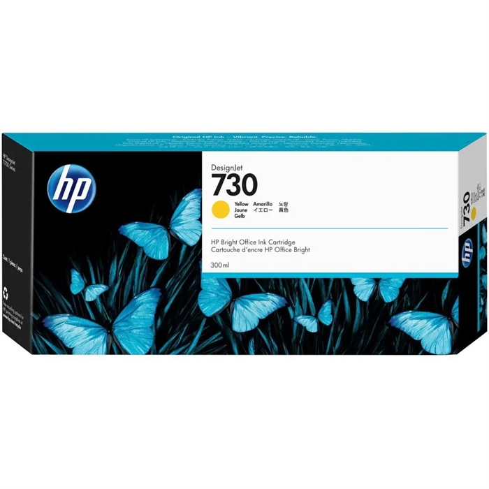HP 730 300-ml Yellow DesignJet inktpatroon