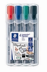 Staedtler Marker Lumocolor flipchart schuin 2-5mm assortiment (4)