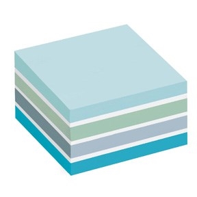 3M Post-it Notes 76 x 76 mm, kubusblok pastelblauw