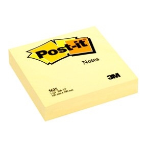 3M Post-it Notes 100 x 100 mm, geel
