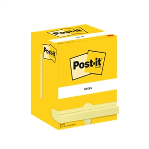 3M Post-it Notities 76 x 102 mm, geel - 12 stuks