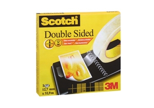 3M Scotch dubbelzijdige tape 12mm x 33m