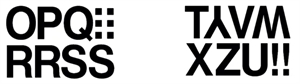 HERMA etiketten letters O-Z 33 mm zwart stuk.