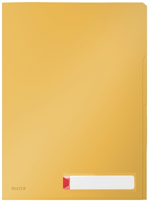 Leitz Omslag met tabblad Cosy pp A4 geel (3)