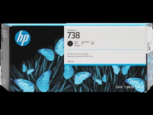 HP 738 300-ml Zwarte DesignJet Inktcartridge