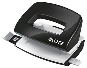 Leitz Perforator Mini WOW 2-gaats tot 10 vel zwart