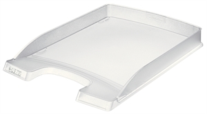Leitz Briefbak Plus Slim stapelbaar transparant