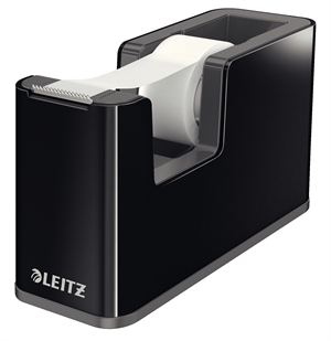 Leitz Tapedispenser inclusief tape, Dual zwart