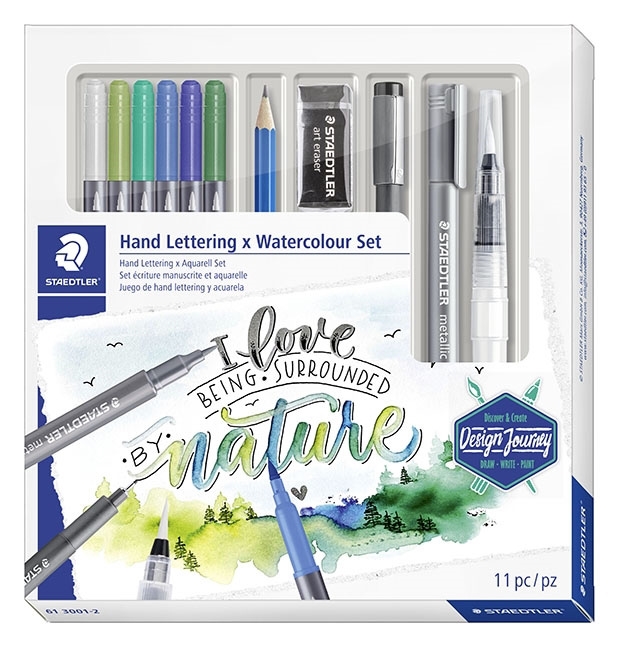 Staedtler Handlettering + aquarelset assortiment (11)