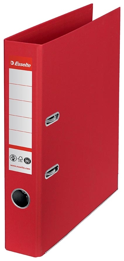 Esselte Brevordner No1 POB CO²-komp A4 50mm rood