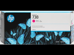 HP 738 300-ml Magenta DesignJet Inktinktpatroon