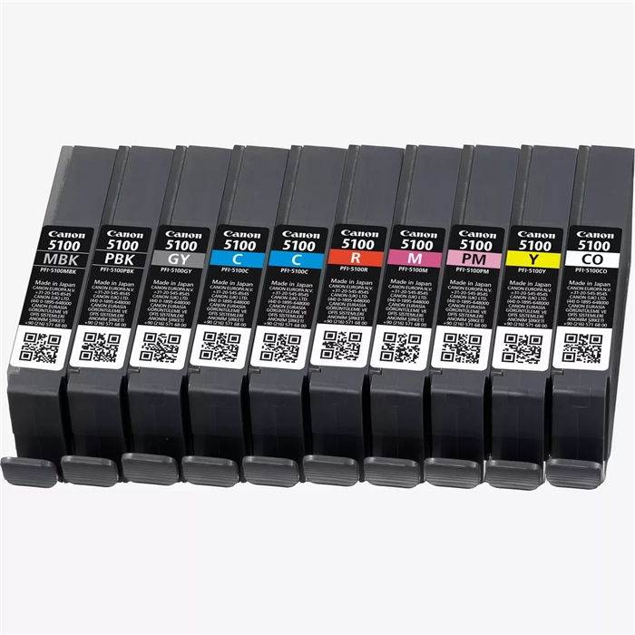 Volledige set inktpatronen voor Canon Pro 310