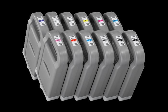 Volledige set inktinktpatroons voor Canon Pro-2600, 4600 en 6600 - 700 ml