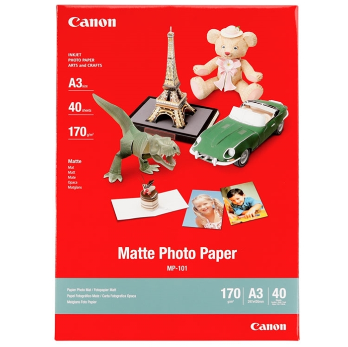 Canon MP-101 Mat Foto 170g/m² - A3, 40 vellen