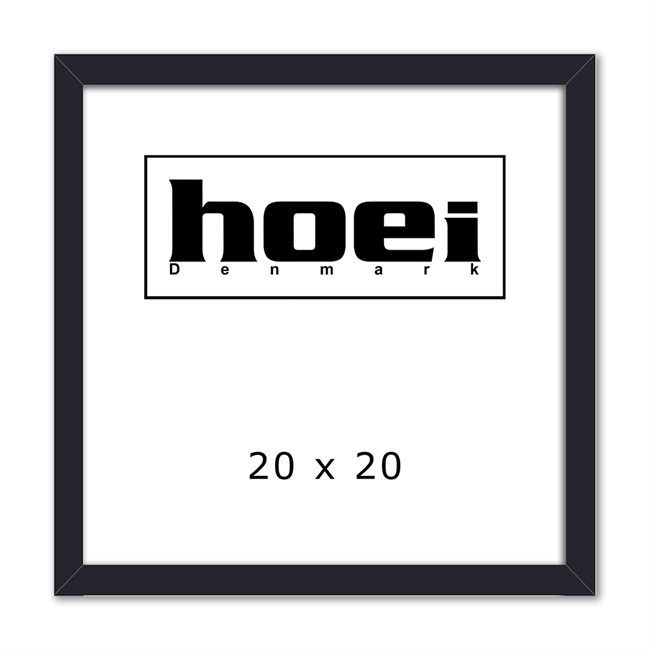 Houten fotolijst voor foto\'s en posters 20 x 20 cm