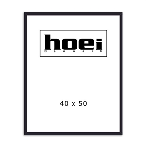 Zwarte houten lijst voor foto's en posters 40 x 50 cm