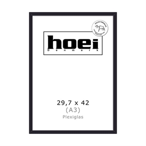 Houten lijst voor foto's en posters 29,7 x 42 PLEXI cm (A3)