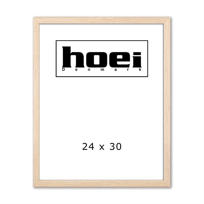Eikenhouten lijst voor foto\'s en posters 24 x 30 cm