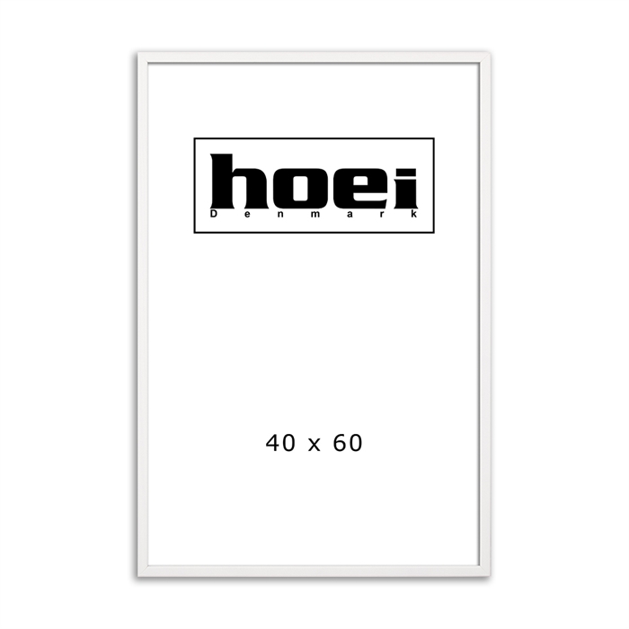 Witte houten lijst voor foto\'s en posters 40 x 60 cm