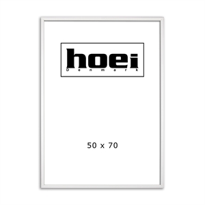 Witte houten lijst voor foto en posters 50 x 70 cm