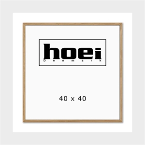 Massieve eikenhouten lijst voor foto's en posters 40 x 40 cm