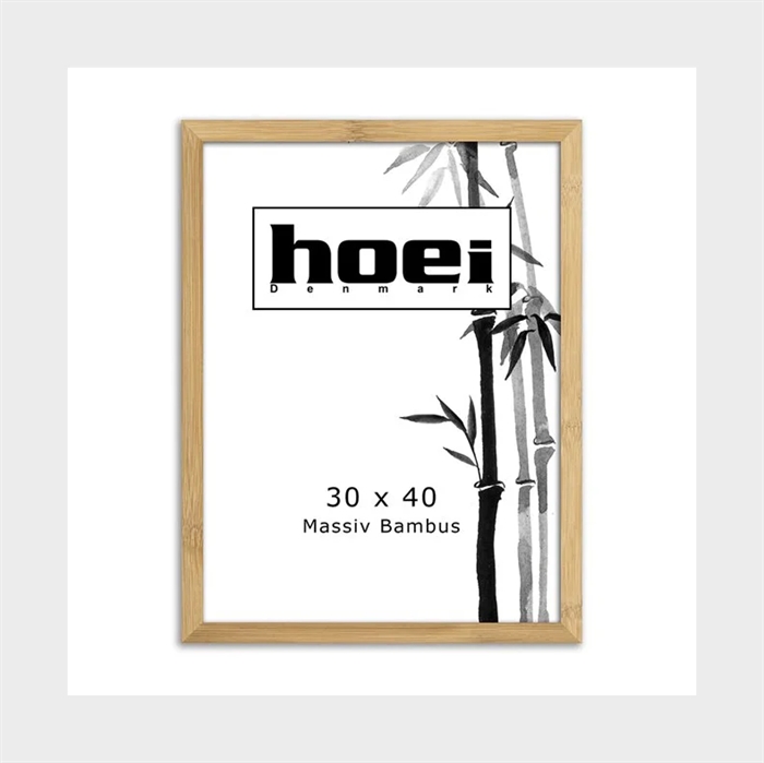 Bamboe houten lijst voor foto\'s en posters 30 x 40 cm