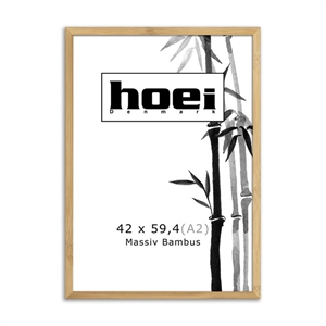 Bamboe houten lijst voor foto's en posters is 42 x 59,4 cm (A2)