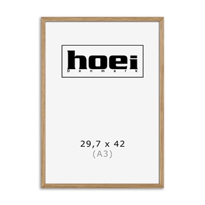 Massief eikenhouten lijst voor foto's en posters is 29,7 x 42 cm ( A3 )
