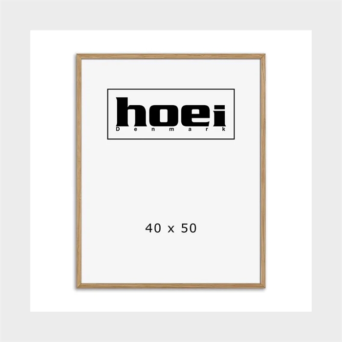 Massieve eikenhouten lijst voor foto\'s en posters 40 x 50 cm