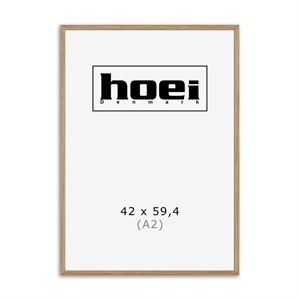 Massieve eikenhouten lijst voor foto en posters 42 x 59,4 cm (A2)