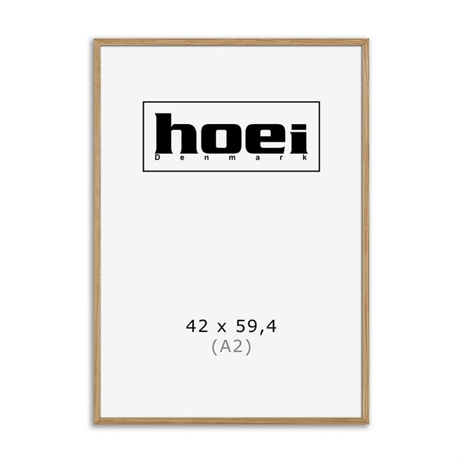 Massieve eikenhouten lijst voor foto en posters 42 x 59,4 cm (A2)