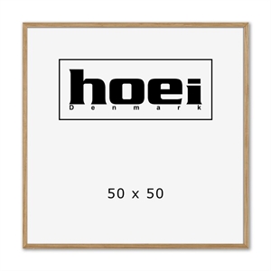 Massieve eikenhouten lijst voor foto's en posters 50 x 50 cm