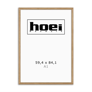 Massieve eikenhouten lijst voor foto's en posters 59,4 x 84,1 cm (A1)