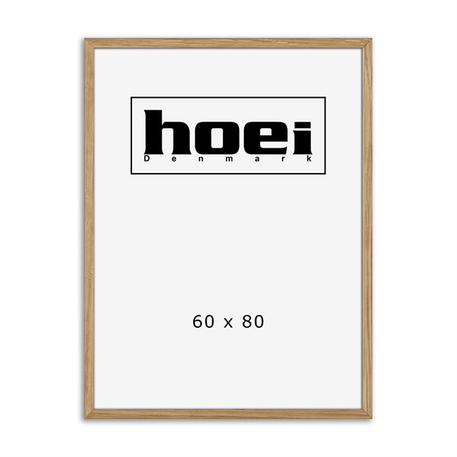 Massieve eikenhouten lijst voor foto en posters 60 x 80 cm