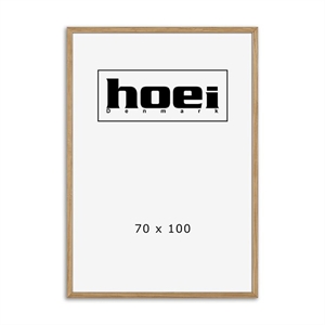 Massieve eikenhouten lijst voor foto's en posters 70 x 100 cm