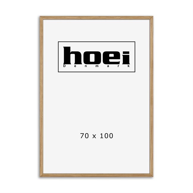 Massieve eikenhouten lijst voor foto\'s en posters 70 x 100 cm