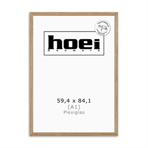 Massieve eikenhouten lijst voor foto's en posters 59,4 x 84,1 - A1 PLE x cm