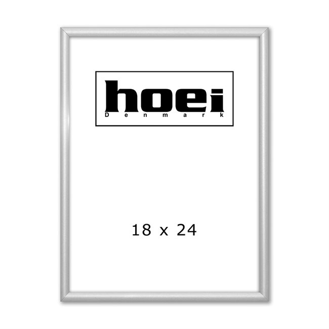 Zilveren aluminium frame - 18 x 24 cm